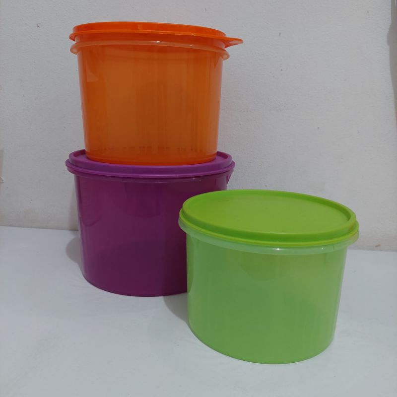 3 Pcs Toples Tupperware Preloved