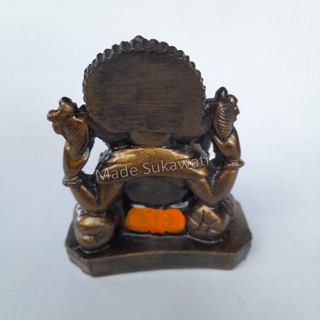 Patung Ganesha Ganesa resin mini 12cm