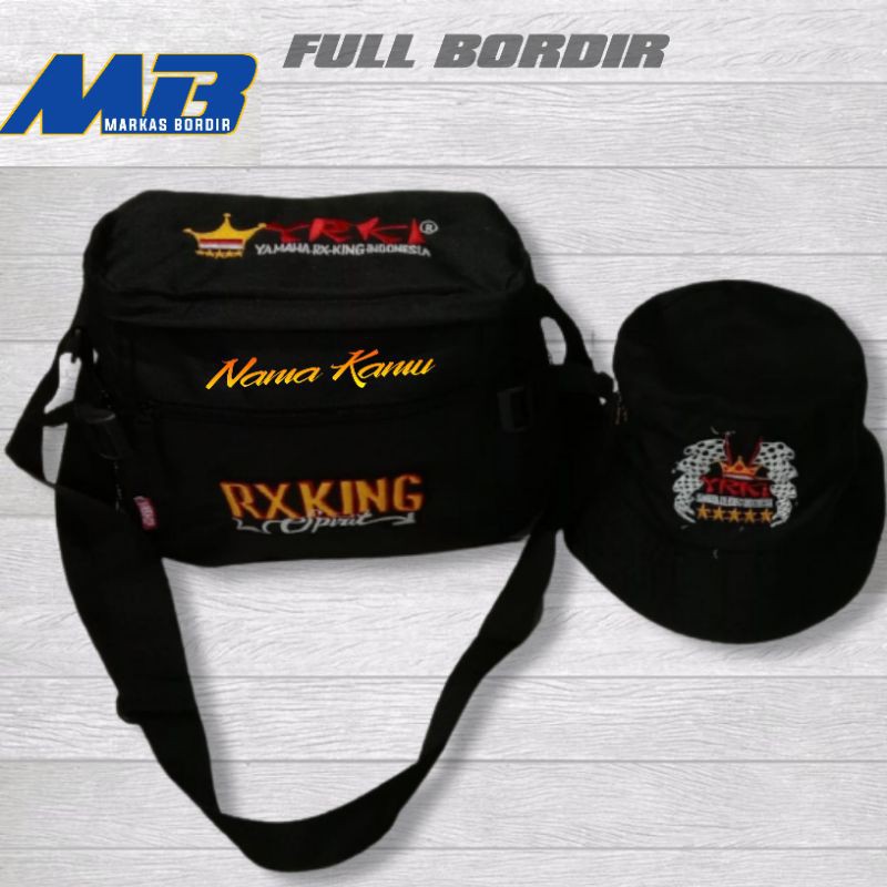 Tas Selempang Rx king /Bordir Rx king/Free Bordir Nama Semau  Kamu