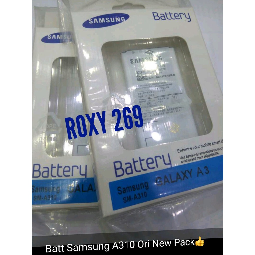 Batre Baterai HP Samsung A310 A 310 A3 2016 Original Battery Battre Batterai Battrei Batrei Batrai B