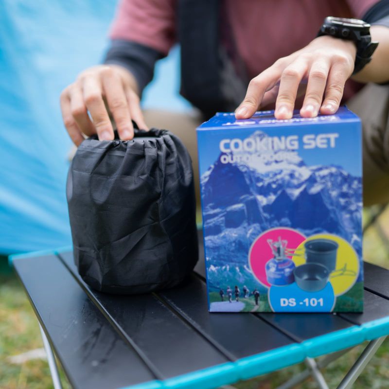 Cooking set camping - alat masak portable DS 101 - alat masak camping - Cooking set