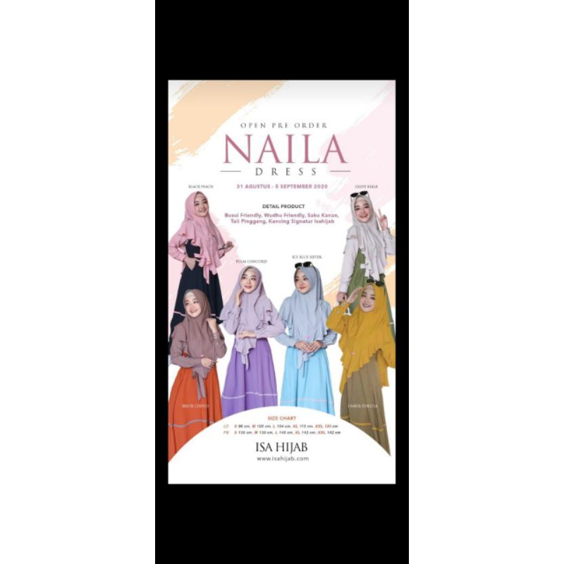 Naila Dress Isa Hijab
