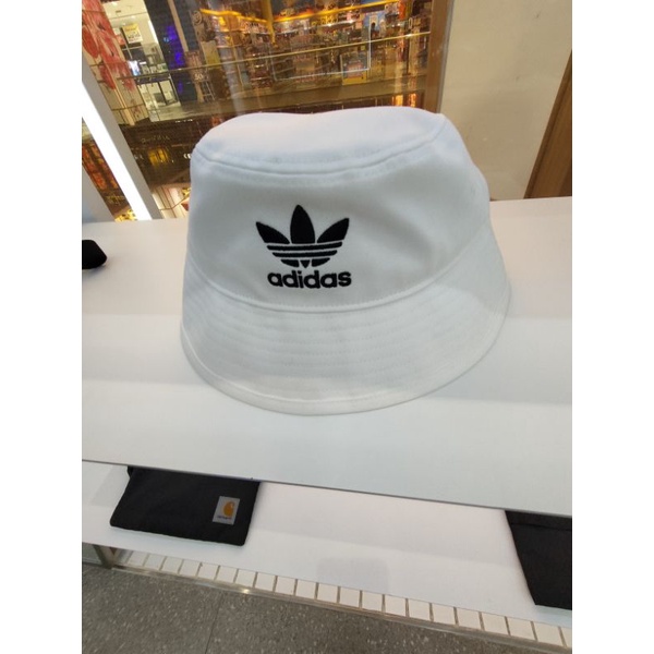 Topi Bucket putih Adidas original