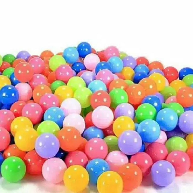 mandi bola anak isi 100pcs plastik warna warni SNI kwalitas bagus-2