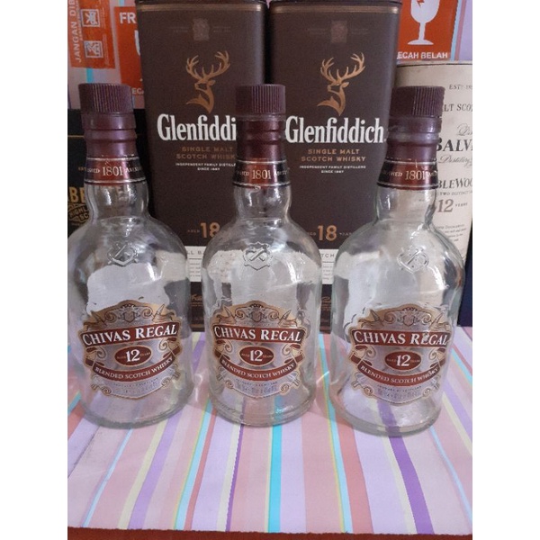 botol bekas chivas regal 12 1 liter