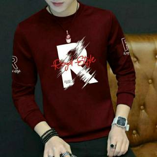  Baju  Kaos  ROY lengan  panjang  pria  Shopee  Indonesia