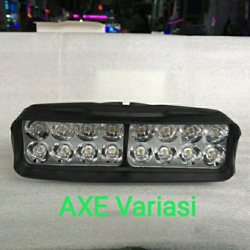 LAMPU TEMBAK 16 MATA LED ANTH KABUT 12-V DC 40W WORK LIGHT BEST