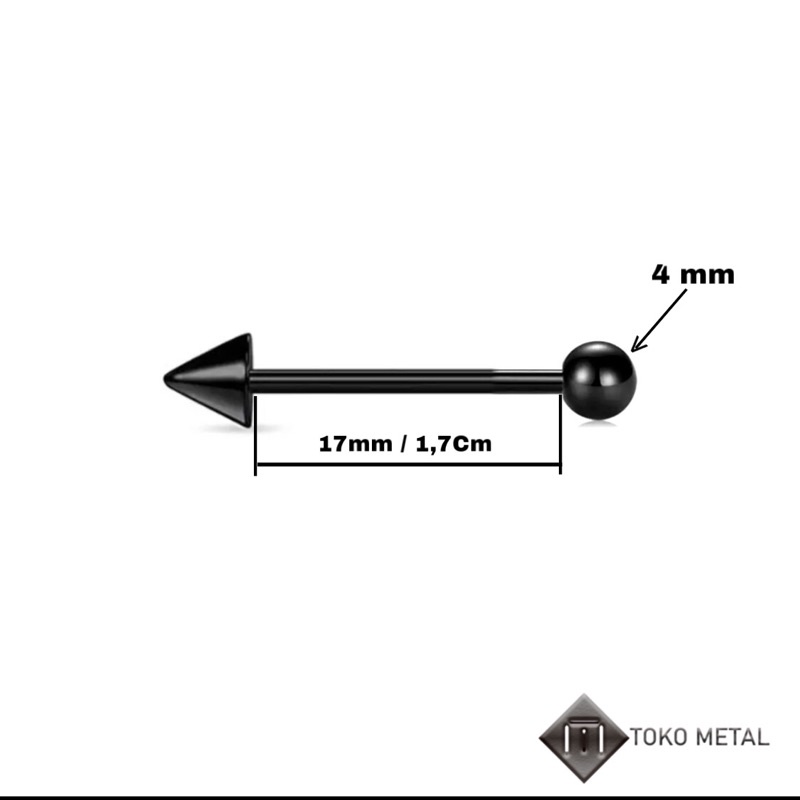 ANTING 100% TITANIUM KUALITAS TINGGI TINDIK/PIERCING UNTUK PRIA &amp; WANITA [TOKO METAL]