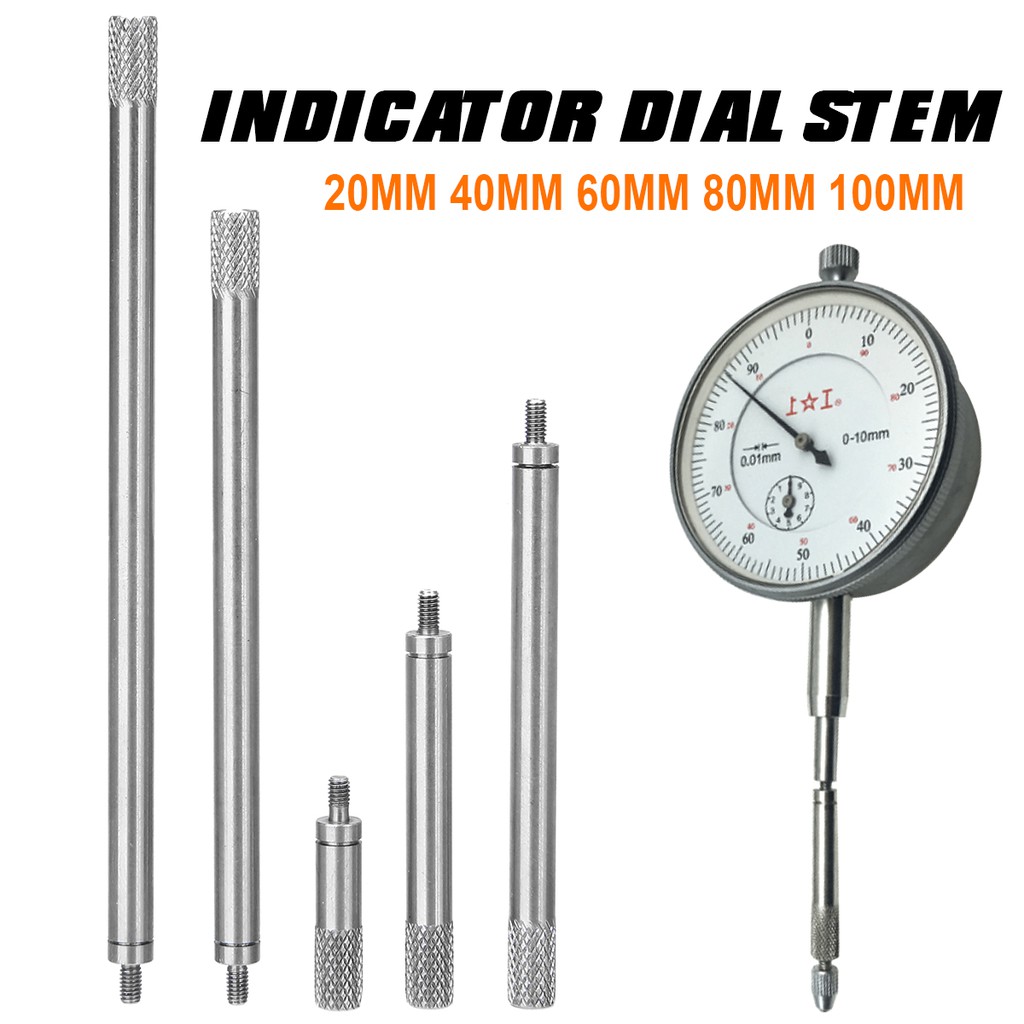 Up to 21 Dial Digital Indicator Extension Stem Rod Set 6Pk 1 2 3 4 5 6 AGD4-48 Quick Delivery 