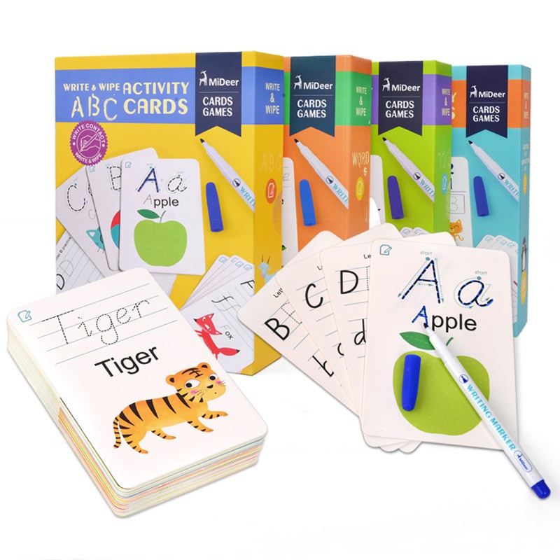 TweedyToys - Mideer Write Wipe Activity Cards