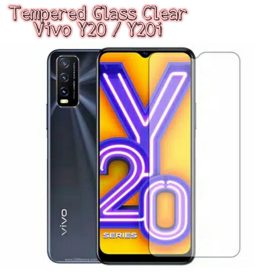 Tempered Glass Vivo Y20 / Vivo Y20i Screen Protector Handphone Clear