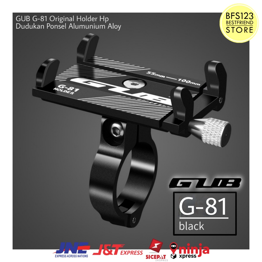 GUB G81 Original Holder Hp G-81 Dudukan Ponsel Alumunium Aloy