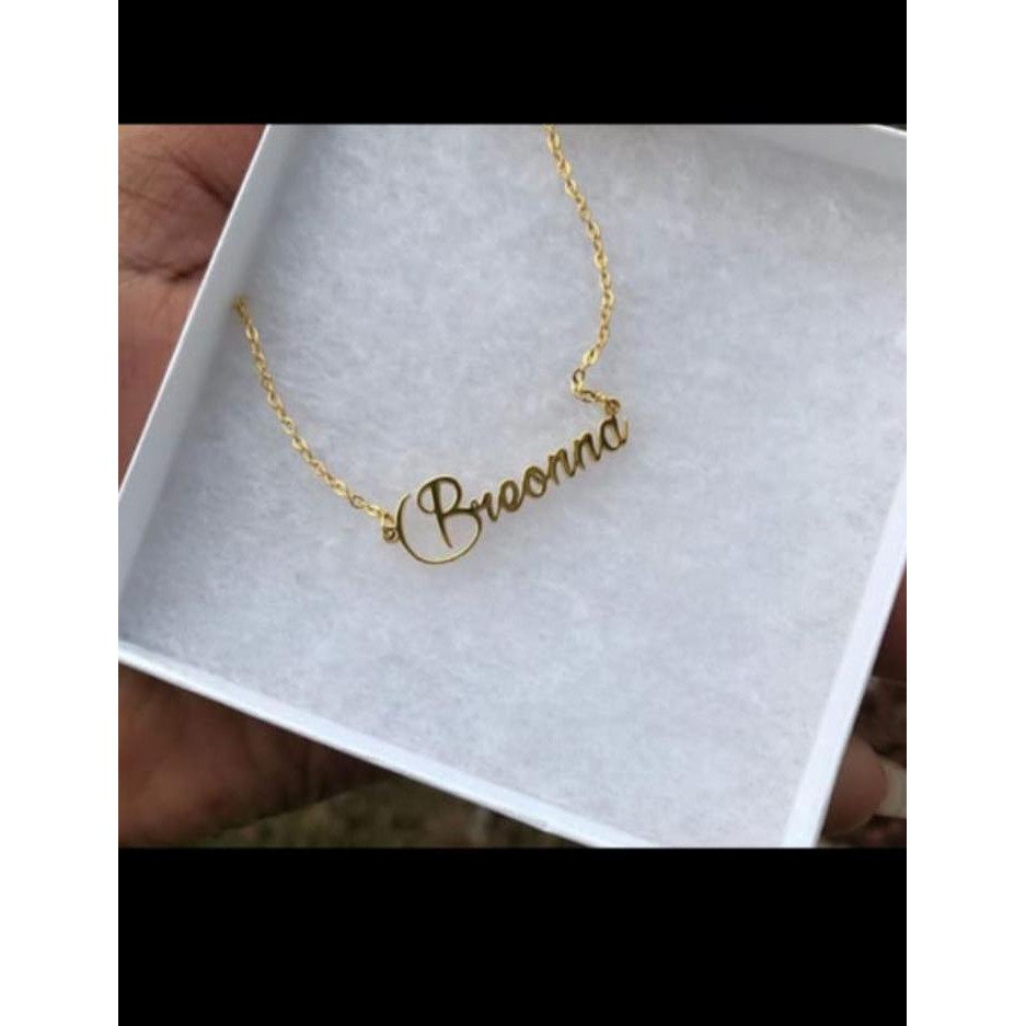 Kalung Nama Gold dan Silver