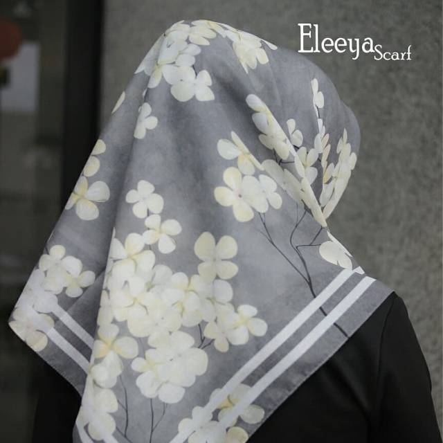 HIJAB SEGIEMPAT PRINTING II Eleeya scarf : ELY 48