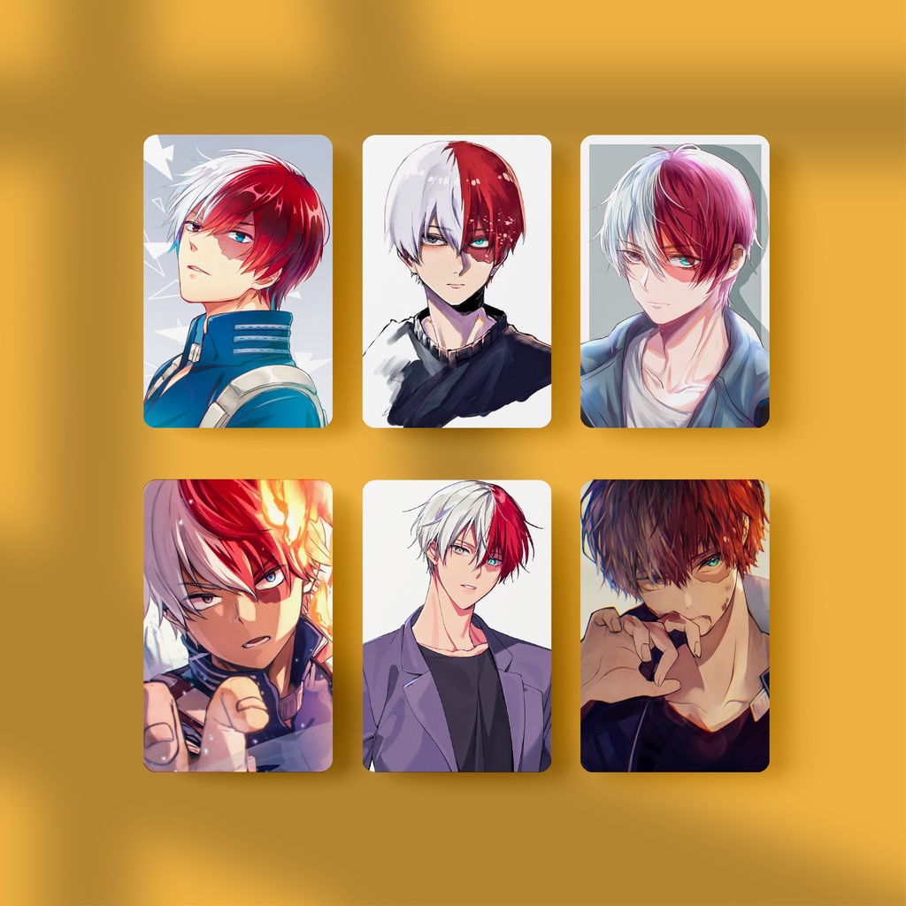 Photocard Shoto Todoroki My Hero Academia | Photocard Anime Character