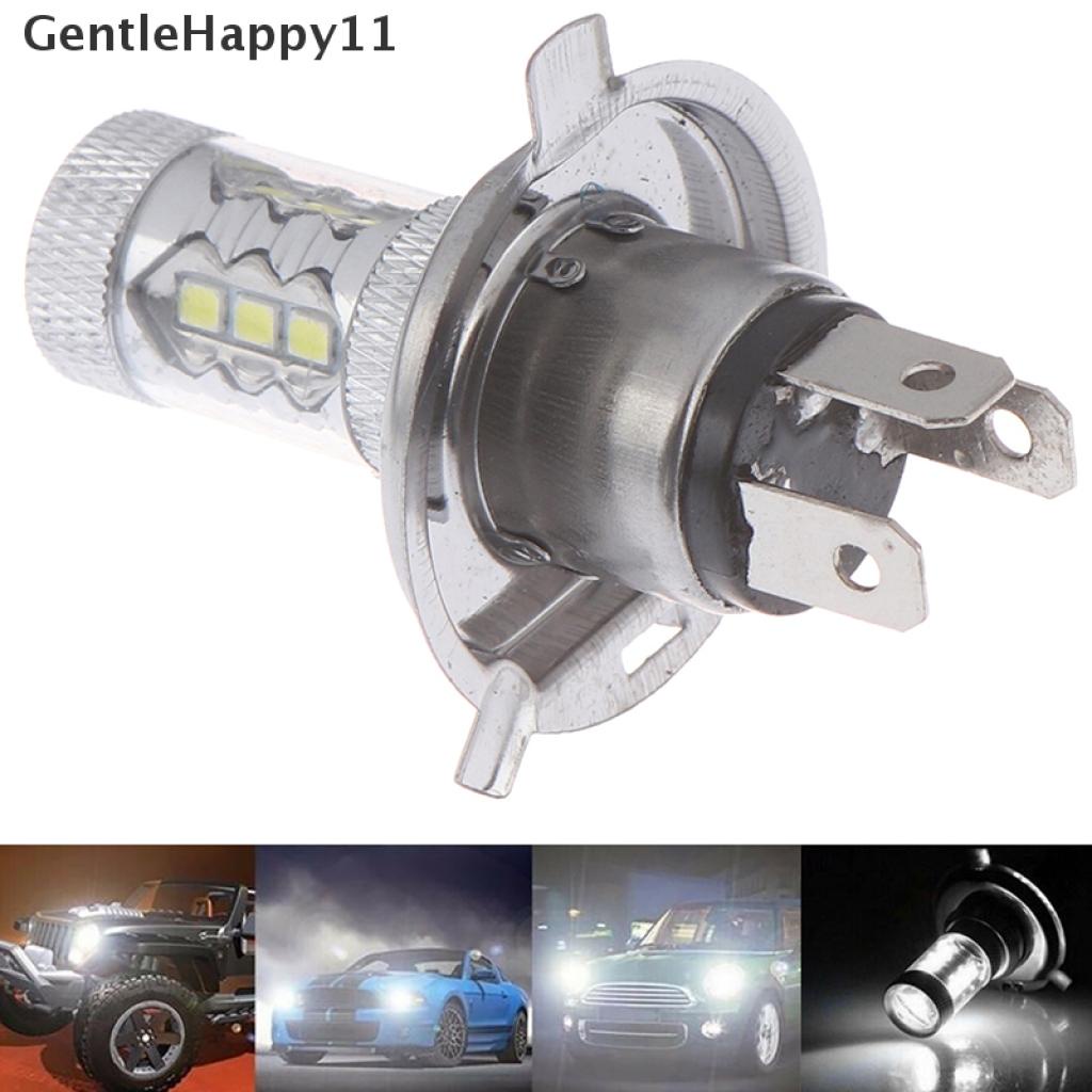 Gentlehappy 1Pc Lampu Kabut Depan LED H4 9003 80W Hi / Lo 90W Warna Putih Untuk Mobil