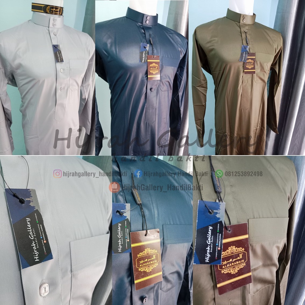 Gamis Pria Dewasa Jubah Al Haramain Vietnam Polyester Jubah Pria Import Gamis Haramain