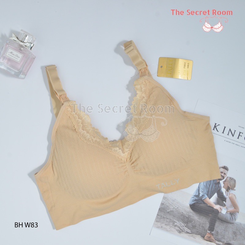 TALLY BRA BH MENYUSUI W83 I CUP B | FREE SIZE I BUSA TIPIS I TANPA KAWAT I BAHAN RAJUT HALUS