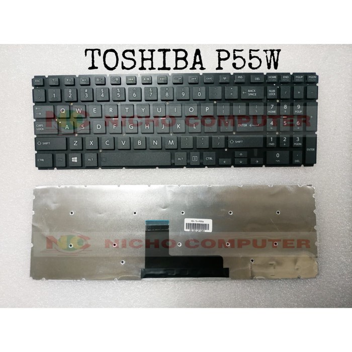 KEYBOARD TOSHIBA Satellite Radius P55 P55-A P55-B P55W P55W-B P55W-C