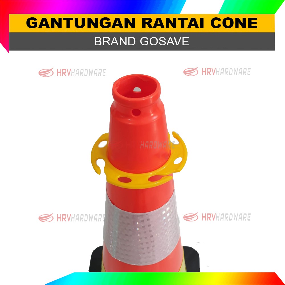 RING GANTUNGAN RANTAI PLASTIK TRAFFIC CONE