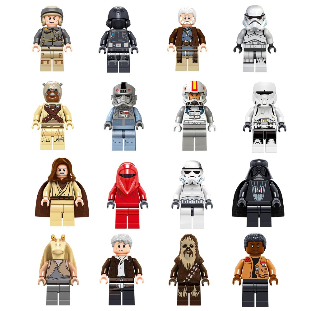 Mainan Lego Anak 16pcs Compatible LegoINGlys Star Wars TUSKEN RAIDER Rebel Trooper Imperial Ground