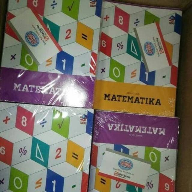 

1 pak isi 10 Buku kotak matematika sinar dunia