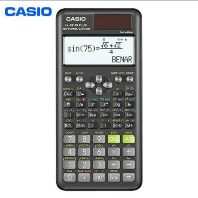 

CASIO FX991ID PLUS ORIGINAL BEST KALKULATOR ILMIAH/SEKOLAH - SCIENTIFIC CALCULATOR