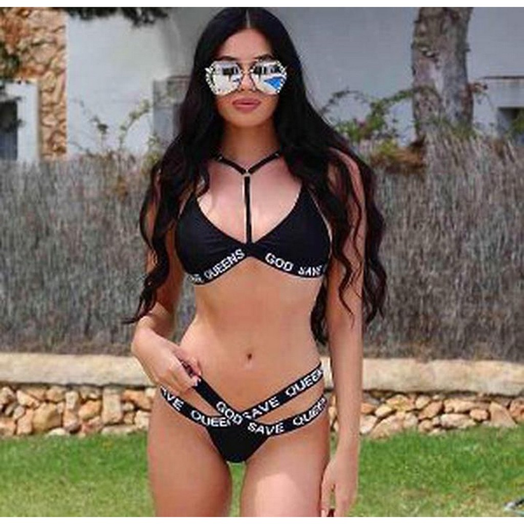 Bikini Tribal Monokini Swimsuit Kylie Jenner Lingerie Gstring Bra