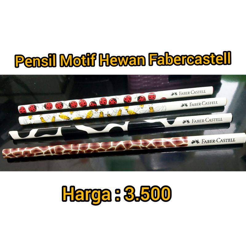 

Pensil Motif Hewan Fabercastell