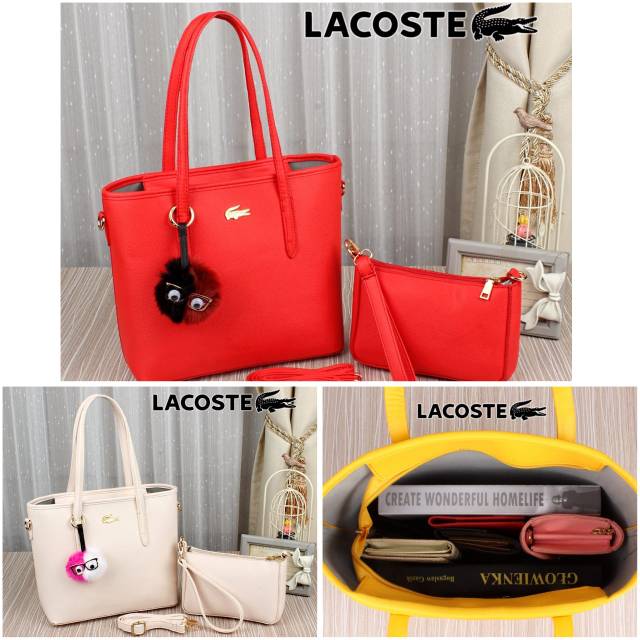 ND New Ready 👉🏽Saleeee......Lacoste Neverful Shopping Bag Like Ori
Seri :  2306