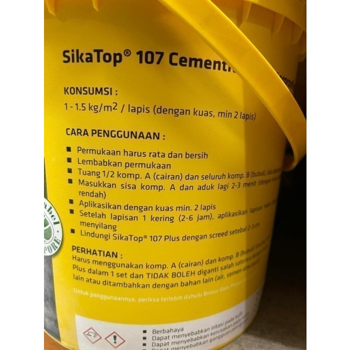 [LINK KHUSUS GOSEND/GRAB]SIKATOP 107 PLUS / SIKATOP 107 4KG / SIKATOP 107 GALON / SIKATOP WATERPROOFING 4KG /SIKATOP GALONAN