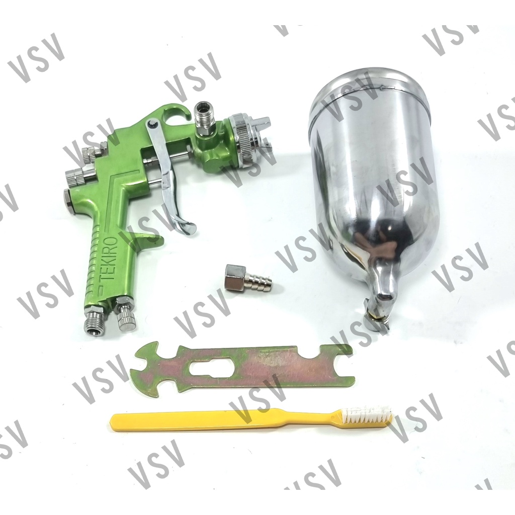 TEKIRO Spray Gun F100 G Semprotan Cat Spet Cat Tabung Atas Alat Semprot Cat