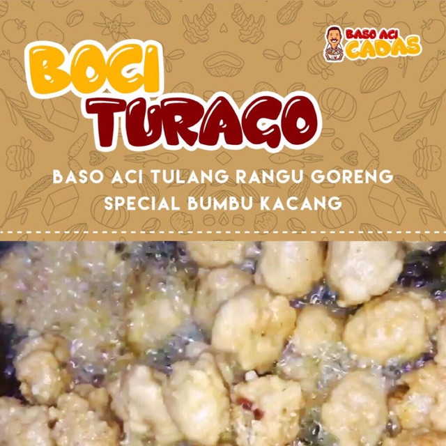 

BASO ACI TURAGU (TULANG RANGU GORENG)