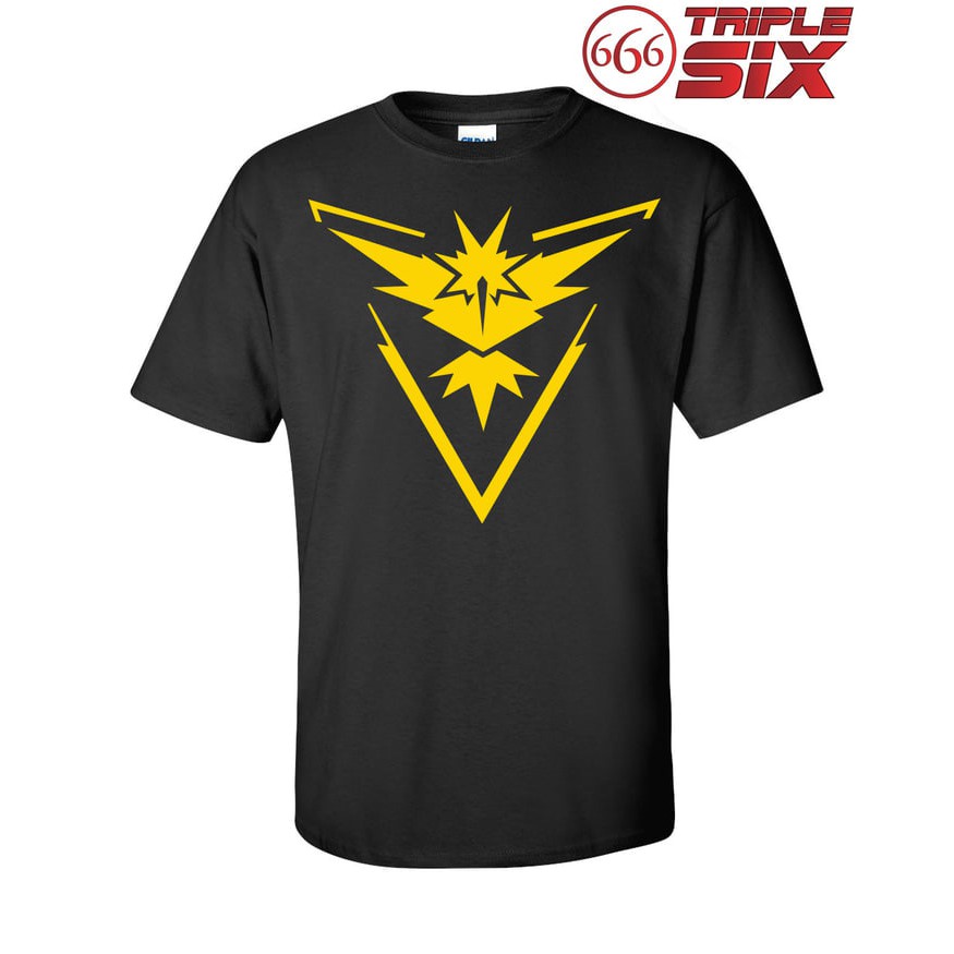 Kaos Tshirt Baju Combed 30S Distro Pokemon GO Team Instinct