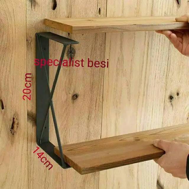 rak ambalan rak siku/rak tv