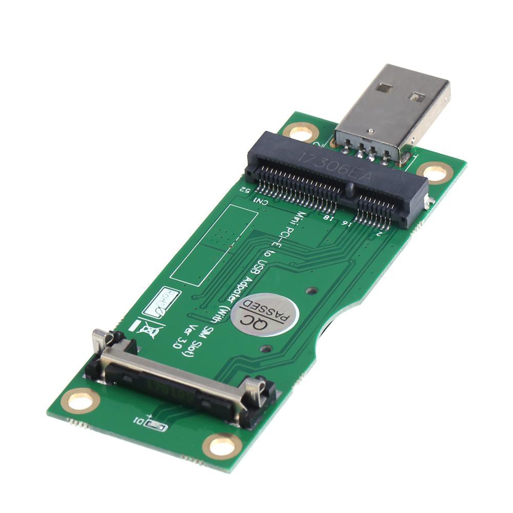 MOJITO Mini PCI-E to USB Adapter with SIM 8Pin Card Slot for WWAN/LTE Module