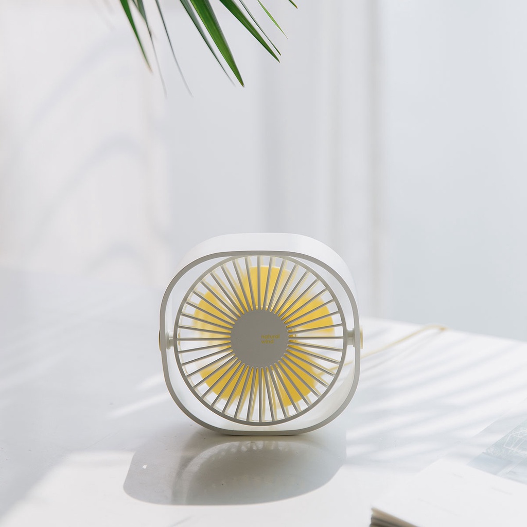 COD✔NATURAL WIND FAN kipas mini USB musim panas kantor kipas meja kecil ultra-tenang 312