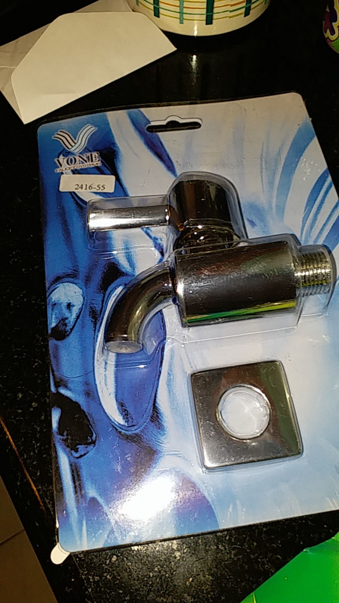 Vone 2416-55 Keran Kran Taman Air Single Wall Tembok Taman Chrome