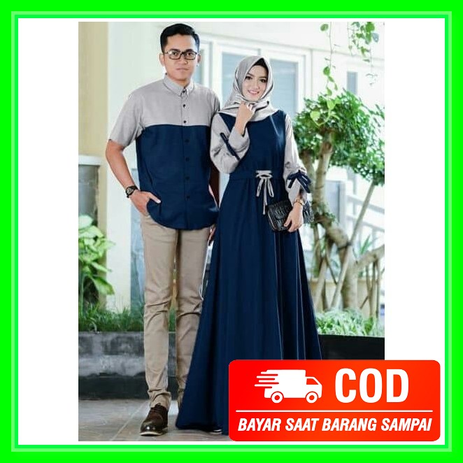 Baju Kondangan Pesta Cewek Cowok Terbaru 2021 Couple Cople Copel  SZ201 [Couple Karisma Navi Ro]Baju