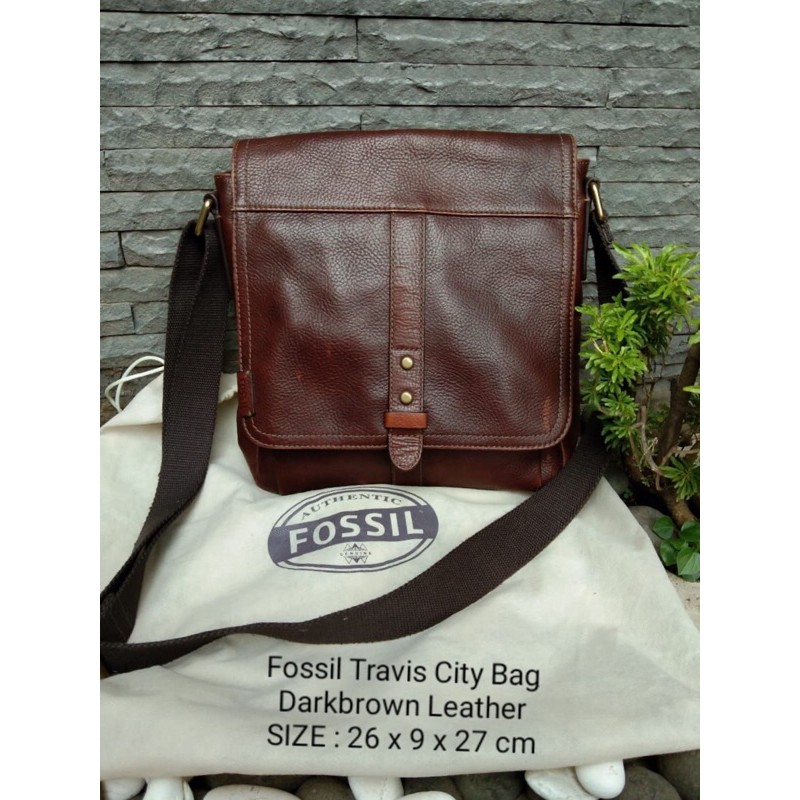 tas pria fossil preloved