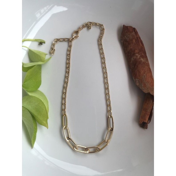 Melisa Necklace/ kalung panjang bahan tahan karat bisa untuk Hijabers
