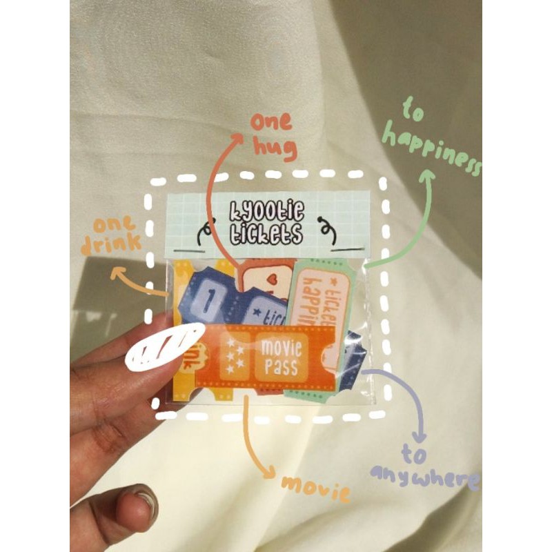 

STICKER TIKET | KYOOTIE TICKETS | by mondaylies