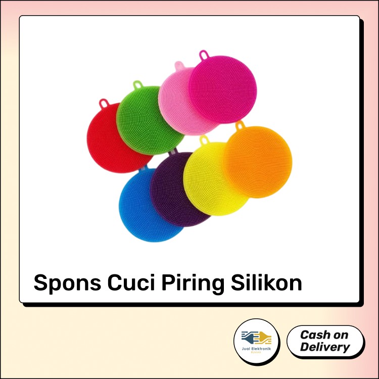 Spons Silikon Cuci Piring Terlaris