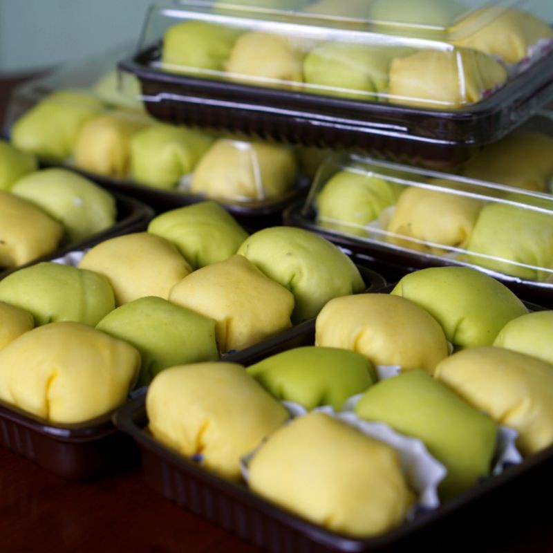 Pancake Cake Durian Kue Durian Mika Rainbow Murah Mini Isi 8