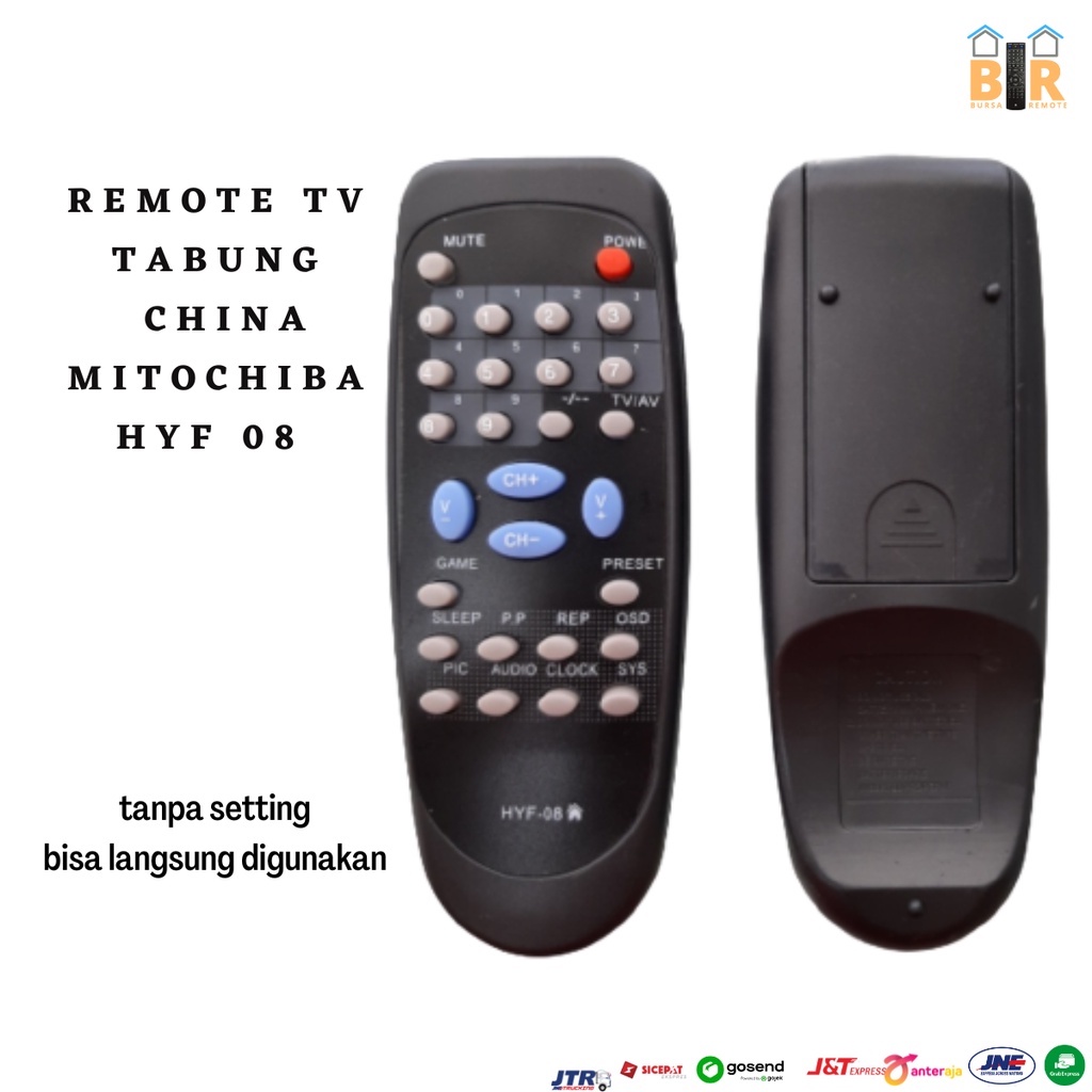 Remot / REMOTE TV TABUNG CHINA / MITOCHIBA HYF08