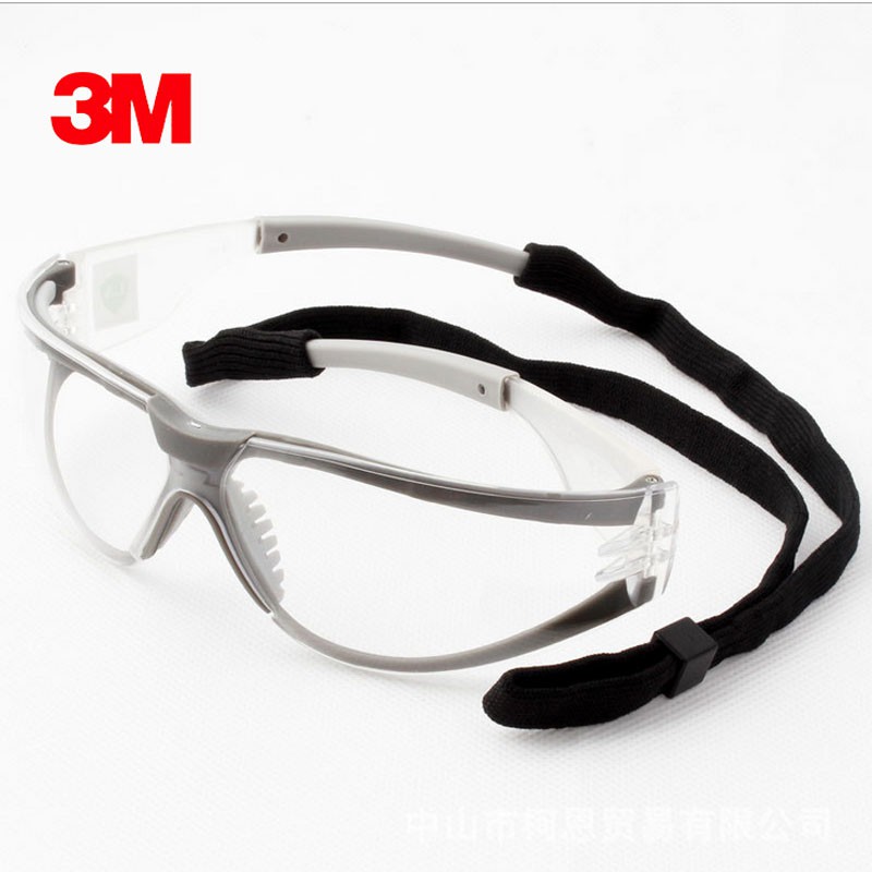 3M Kacamata Safety Googles Anti Fog Dust - Transparan