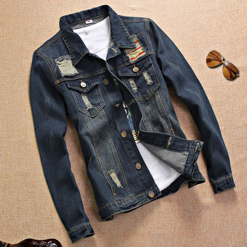 8500 Koleksi Model Jaket Jeans Robek Pria HD Terbaru