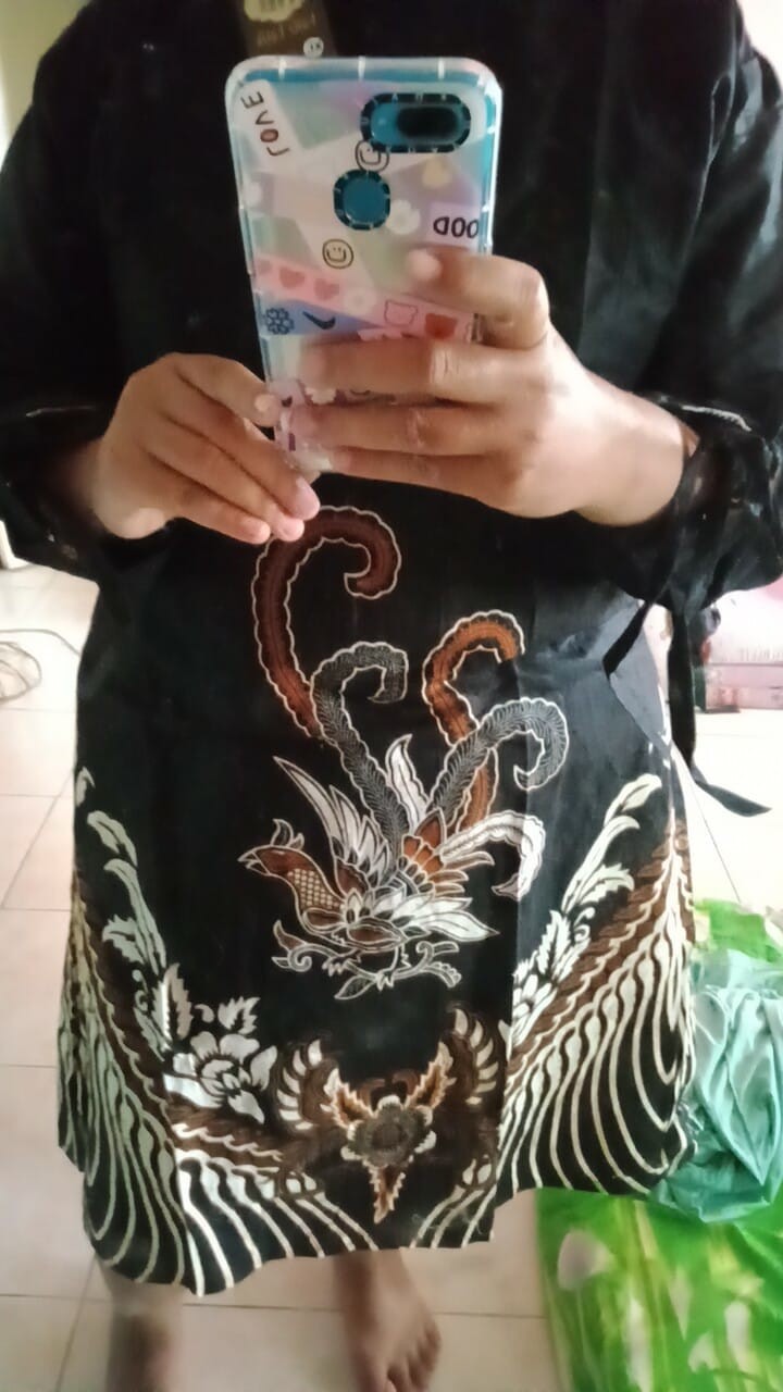 Batik Couple Keluarga Sania Ruffle Ori Ndoro Jowi Dnt Ayam Kate