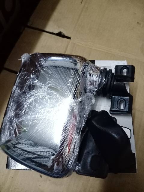 KACA SPION 1008/1009 VARIASI KIJANG SUPER / ISUZU PANTHER CHROME KANAN/KIRI RH/LH MEREK EMGI