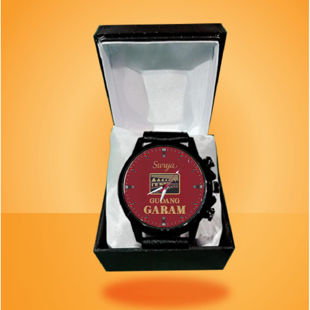 JAM TANGAN ROKOK GUDANG GARAM CUSTOM KULIT TERBARU